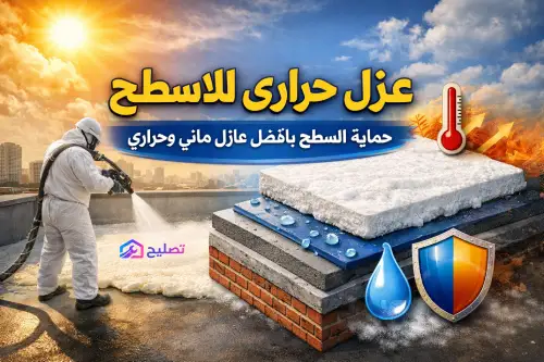 عزل حراري للاسطح حماية السطح بأفضل عازل مائي وحراري