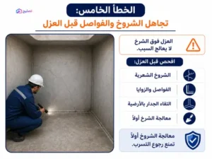 اخطاء عزل خزانات المياه تسبب رجوع المشكلة مرة أخرى 5 اخطاء عزل خزانات المياه