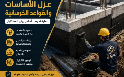 شركة عزل اساسات وقواعد بالرياض حماية تدوم لسنوات