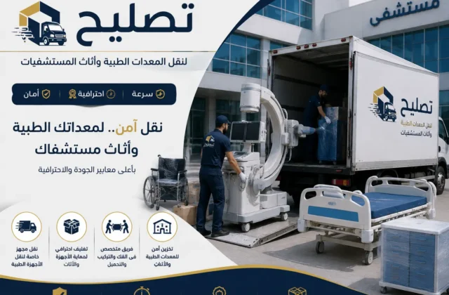 نقل معدات طبية واثاث مستشفيات
