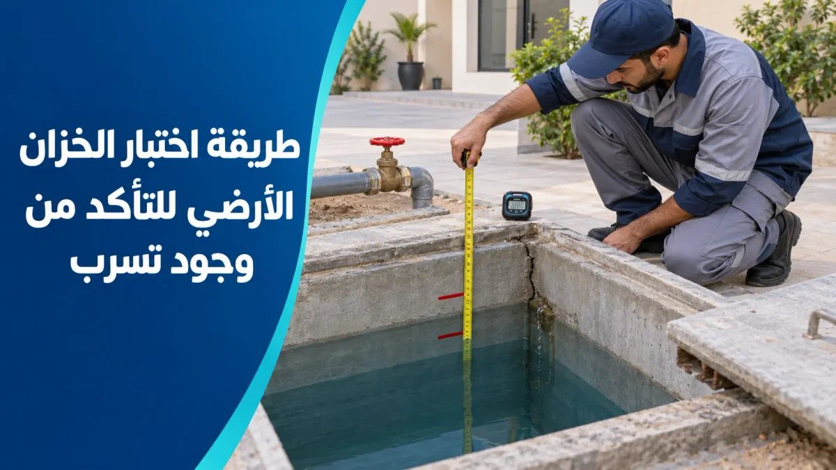 اختبار خزان المياه 