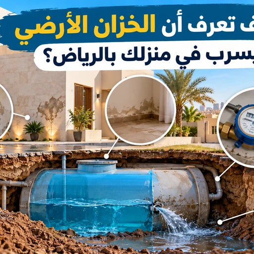علامات تسرب الخزان الارضي